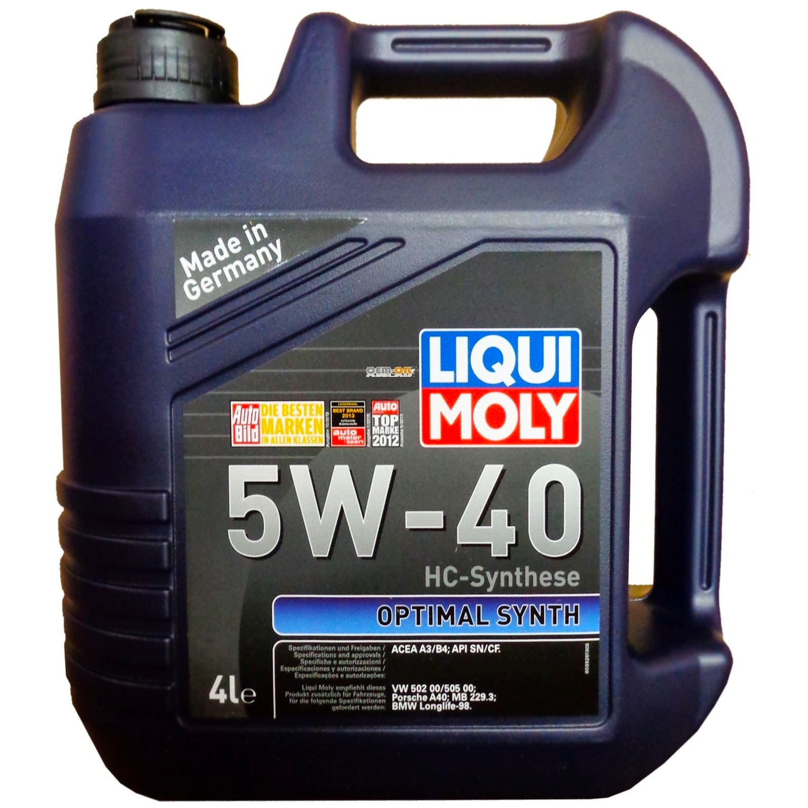 Моторное масло LIQUI MOLY Optimal Synth 5W-40